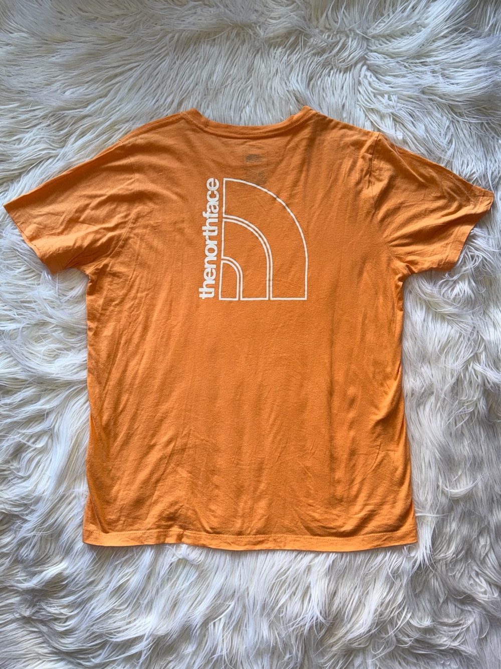 The North Face Women’s Large Light Orange Short-Sleeve Logo Tee
